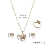 Necklace Earrings Ring Jewelry Set