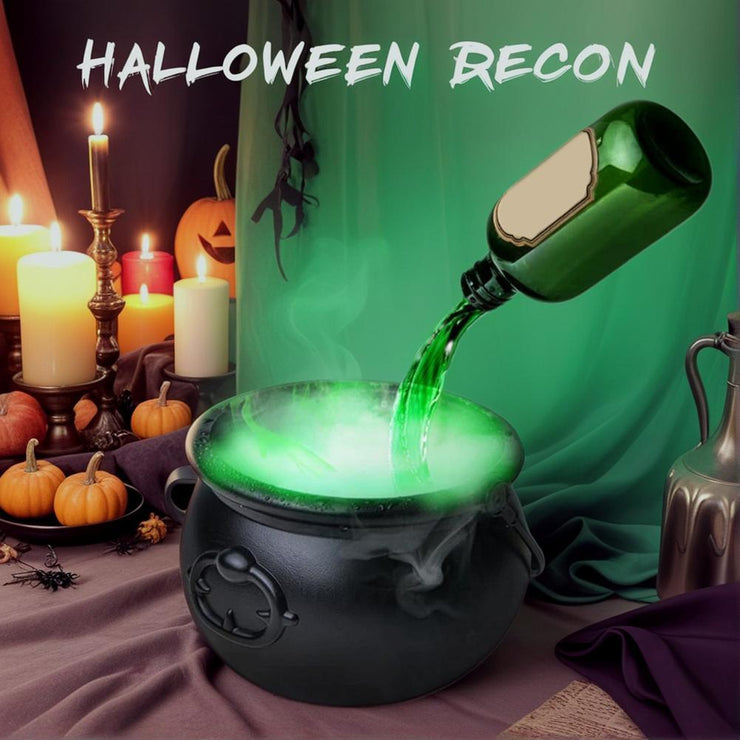 Halloween Magic Wizard Bowl with Floating Bottle & Smoke Effec