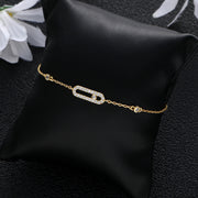 Classic Zirconia Eye Geometric Zirconia Bracelet