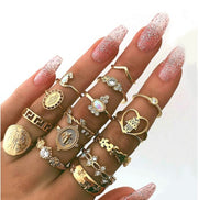 Diamond set ring jewelry