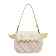 Halloween Pumpkin Crossbody Bag with Wings