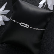 Classic Zirconia Eye Geometric Zirconia Bracelet