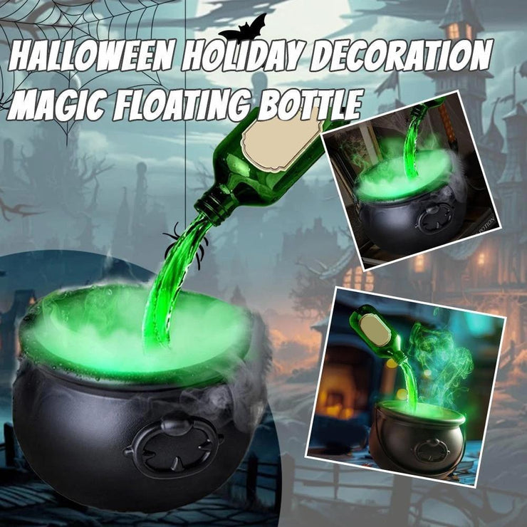 Halloween Magic Wizard Bowl with Floating Bottle & Smoke Effec