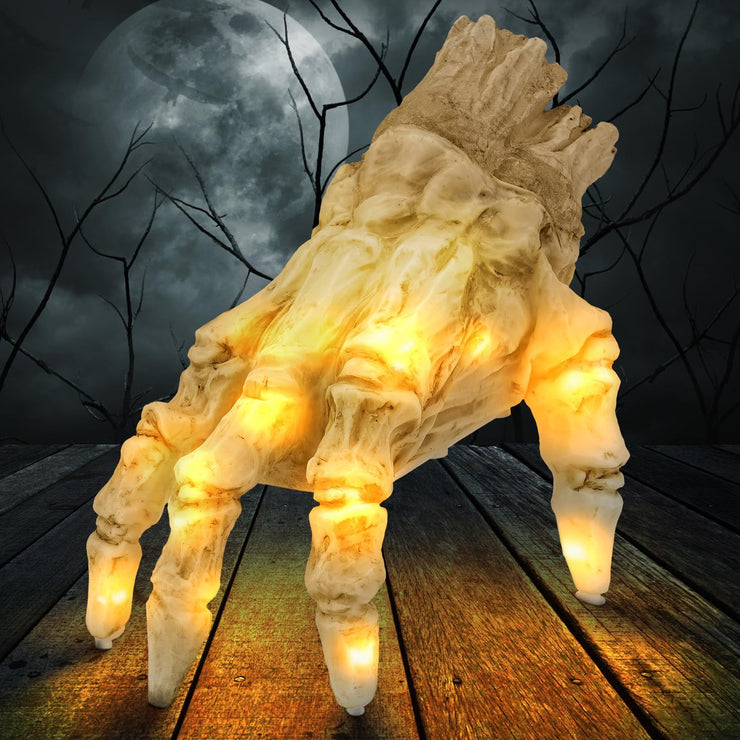 Halloween Crawling Zombie Hand with Lights & Sound