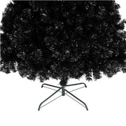 6ft 1600 Branches PVC Christmas Tree Black